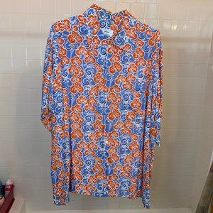 Brioni Men's Size XXL Neiman Marcus Short Sleeve (Camp) Shirt Hawaiian Italy